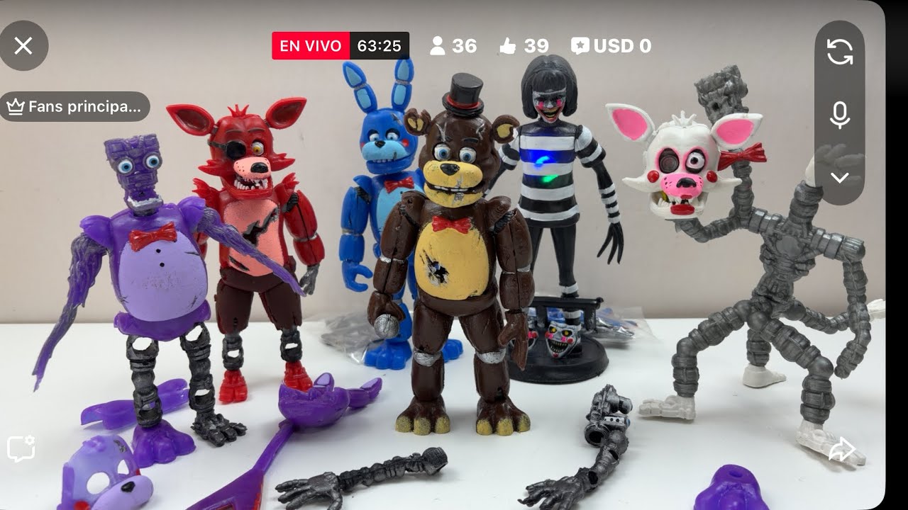 Nuevas figuras FNAF2 Movie Bootleg. Mexicano