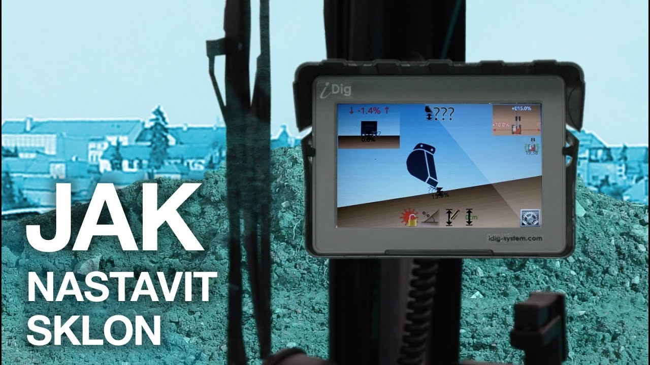 iDig 2D Touch - Jak nastavit sp&aacute;d?
