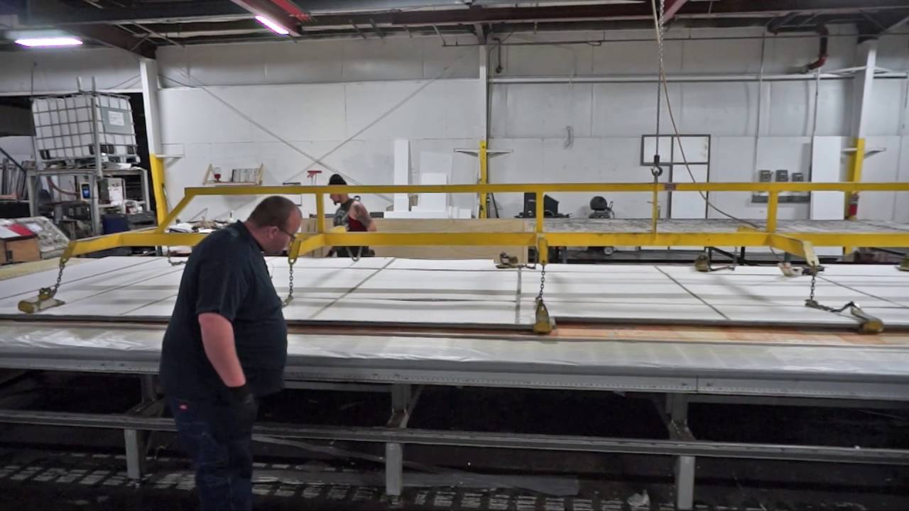 Floor Vacuum Bond Lamination process