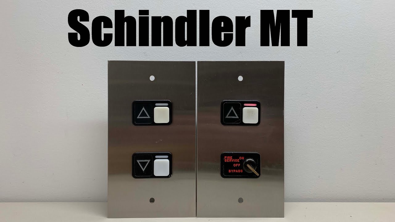 Подробный вид и подключение кнопок лифта Schindler MT