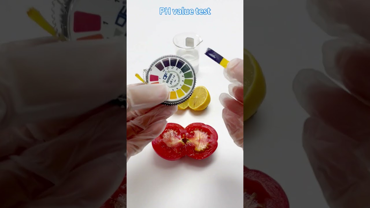 PH value test #ph #pH Test Paper