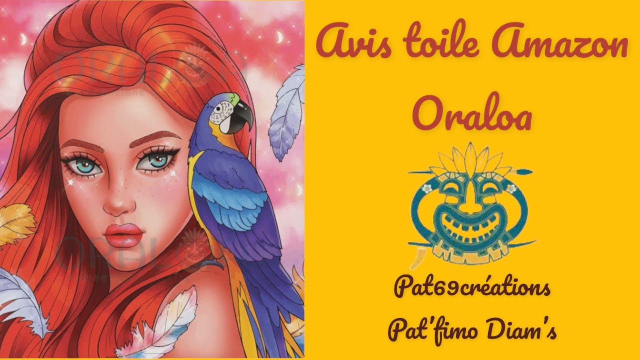 ORALOA AVIS TOILE AMAZON #oraloa #diamondpainting #paintbynumbers #diamantpainting #amazon #painting