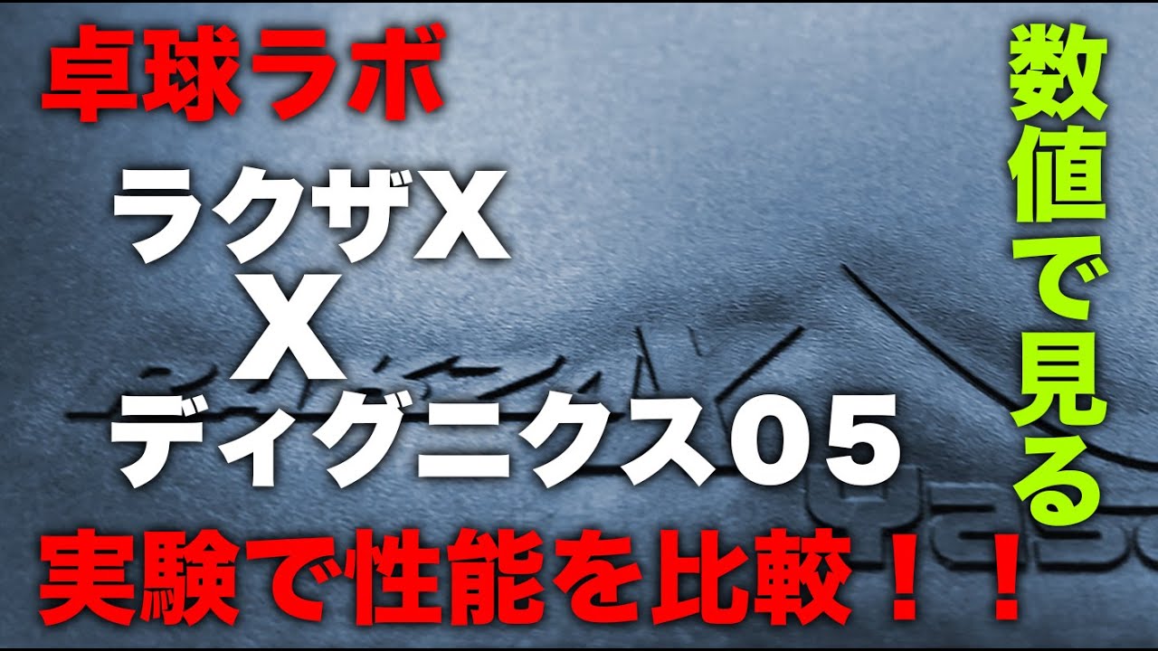 ラクザXとディグニクス05を機械的に実験して比べてみよう！