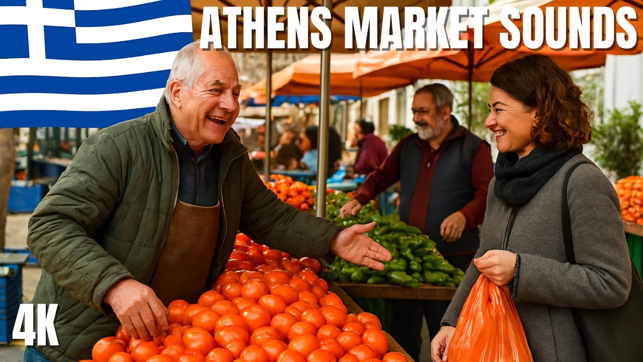 Athens Farmer Market: Immersive Sound Walk (4K)