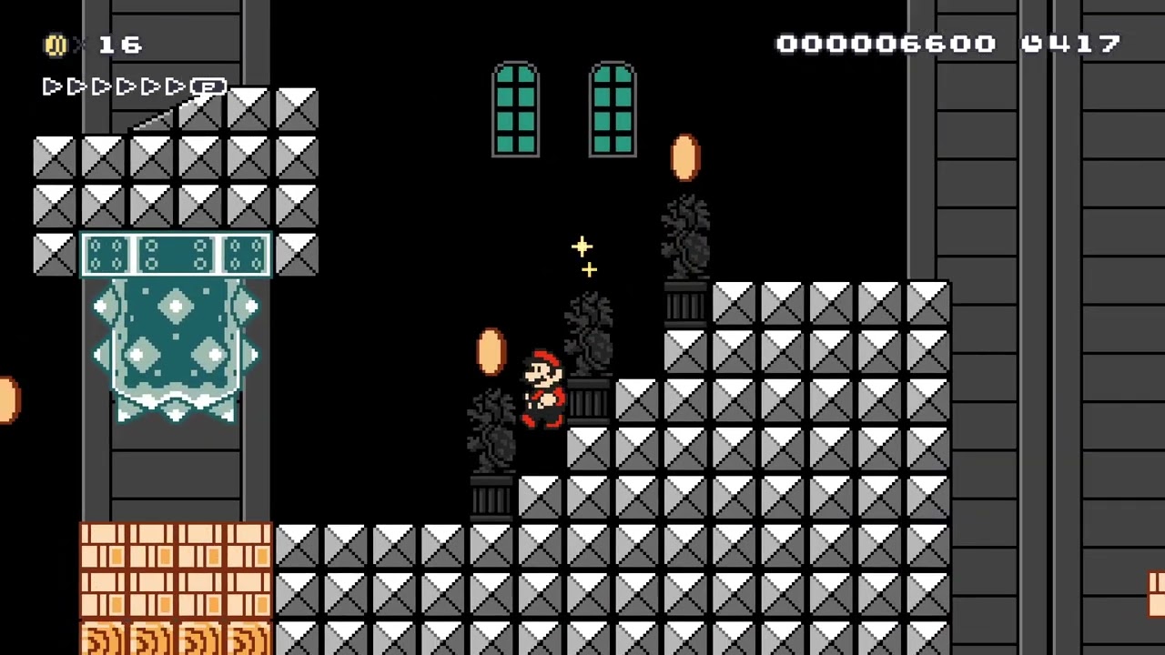 Roy's Caved-in Castle by marooncarl 🍄 Super Mario Maker 2 ✹Switch✹ #bmq