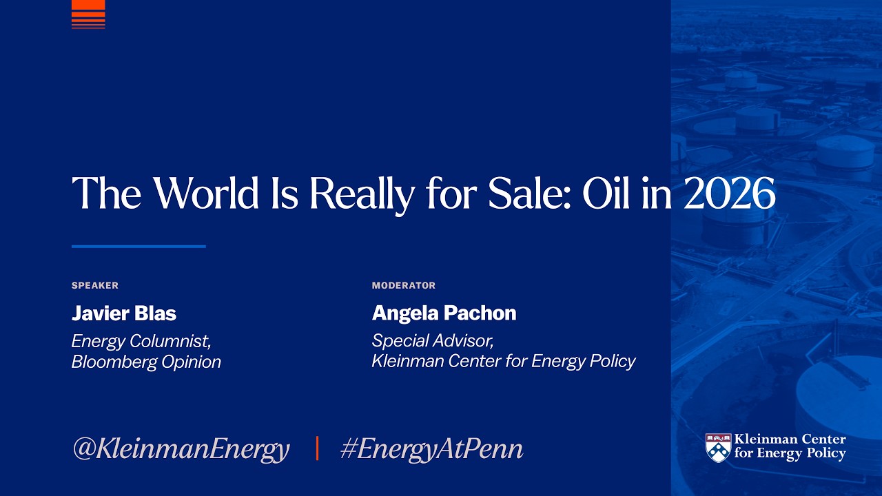 The World Is Really for Sale: Oil in 2026