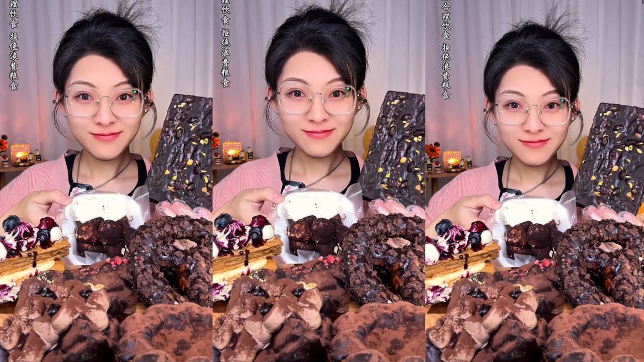 ASMR] Dessert Mukbang🎂🍦🍰🍮 (Creamy Crepe Cakes) 디저트 먹방 |Eating Sounds#cake #asmrcake #asmrcake