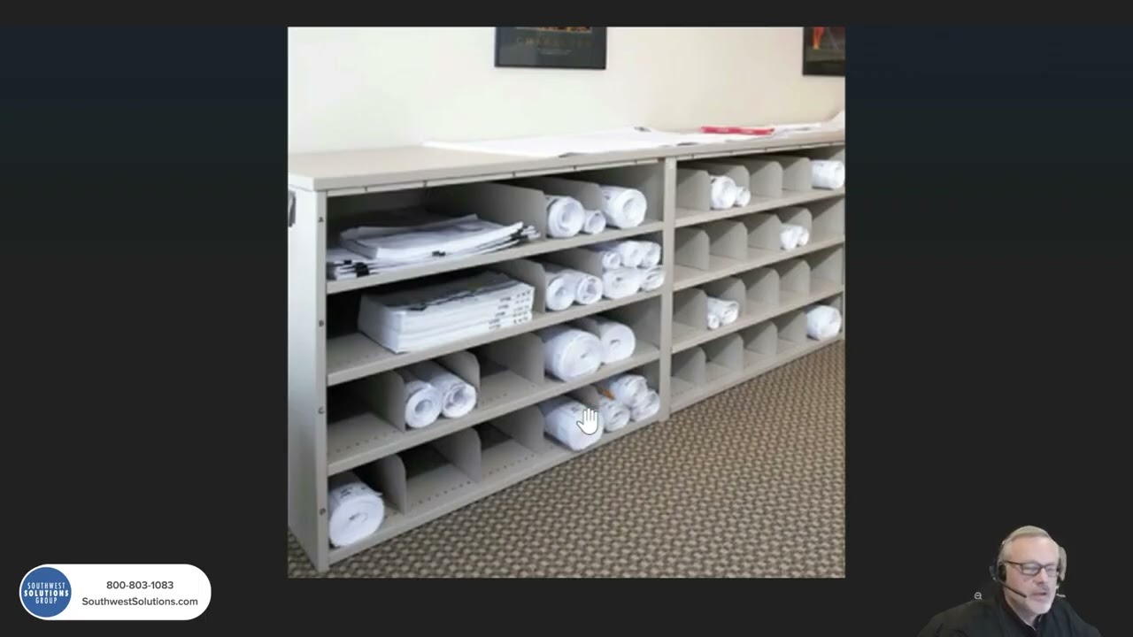 Durable Rolled Plan Storage for Blueprints & Drawings