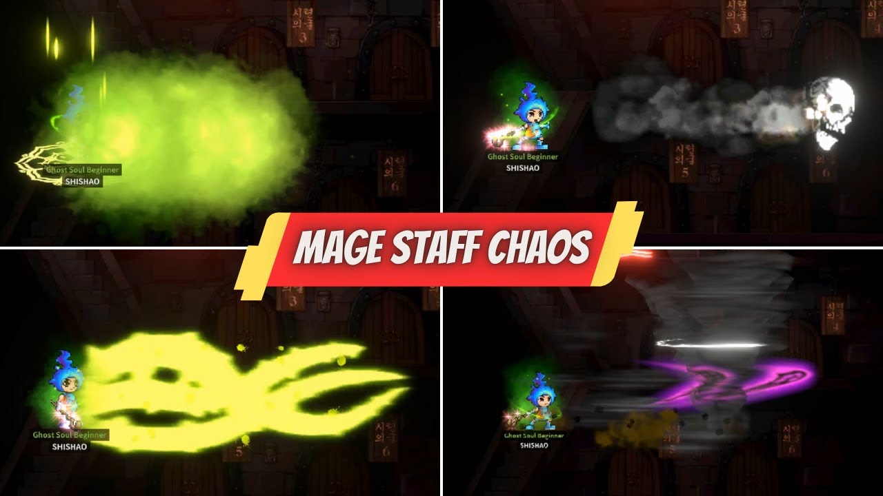 SECONDARY SKILL MAGE STAFF CHAOS - GHOST SOUL M [귀혼M]