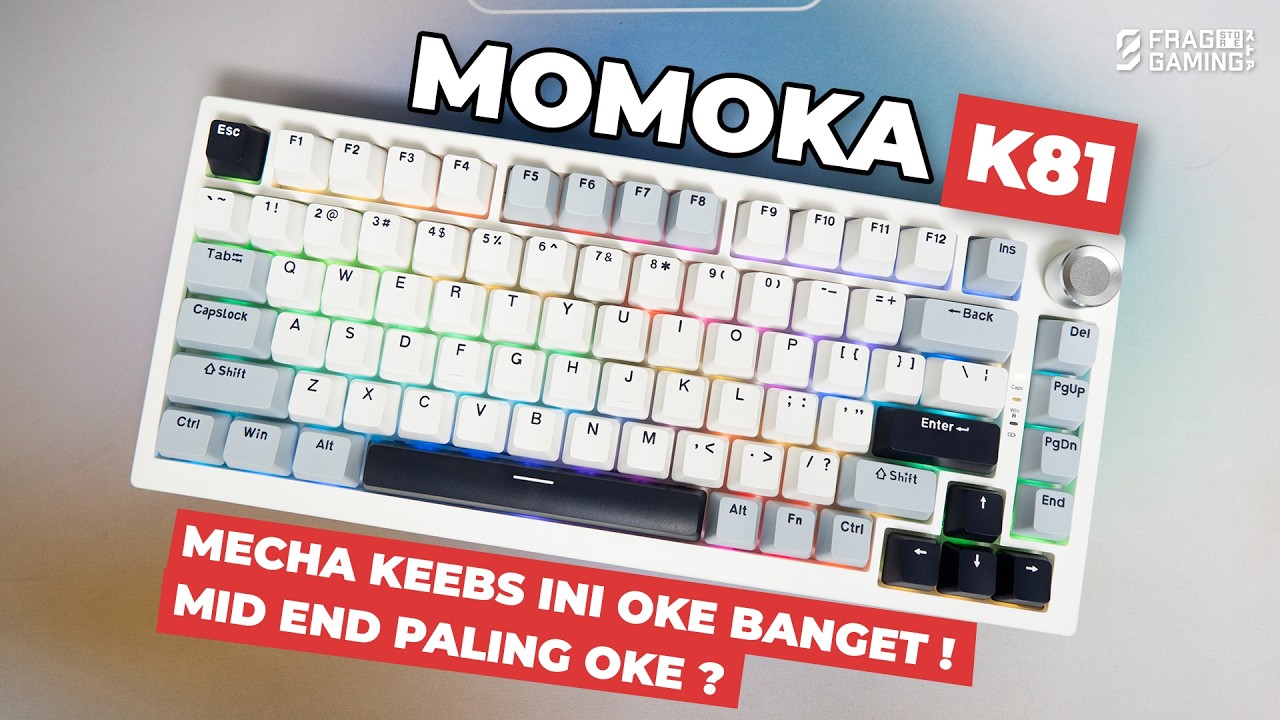 REKOMEN MECHA KEYBOARD 500 RIBUAN INI OKE ! MOMOKA K81