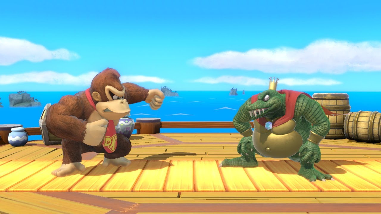 Donkey Kong Vs King K Rool