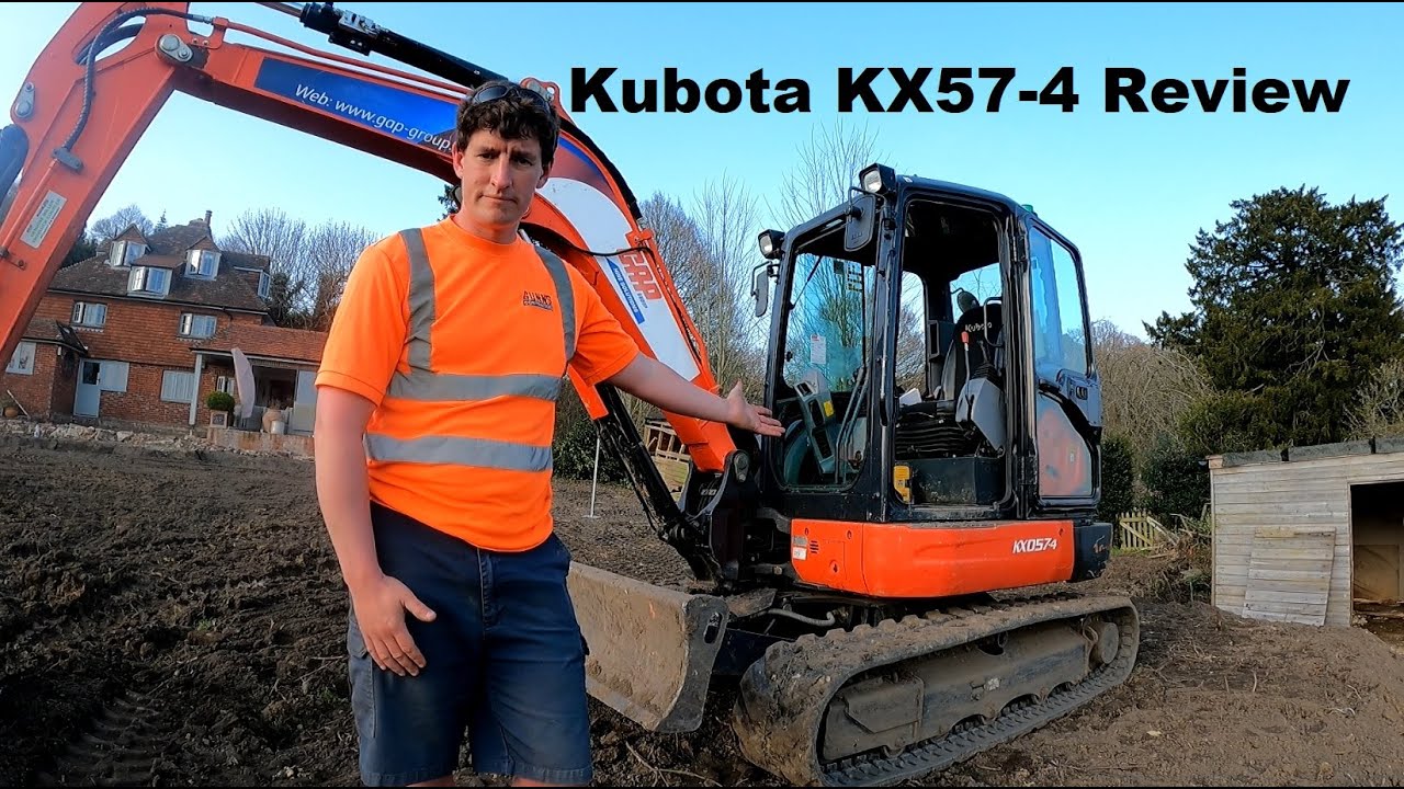 Обзор экскаватора Kubota KX57-4 Midi