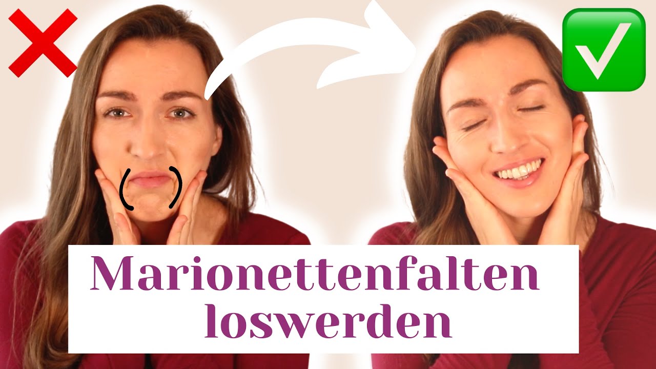 Marionettenfalten und Hängebäckchen effektiv loswerden - Workout zum Mitmachen