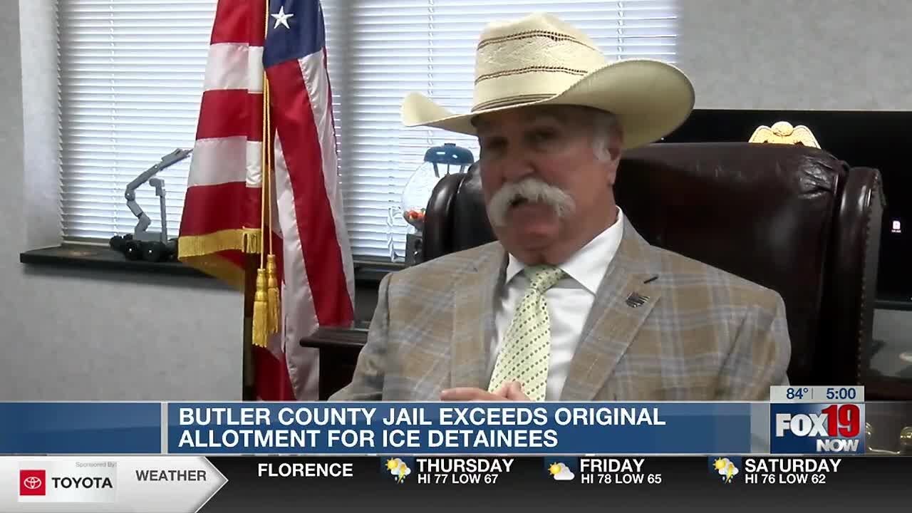 Butler County Jail exceeds original allotment for ICE detainees