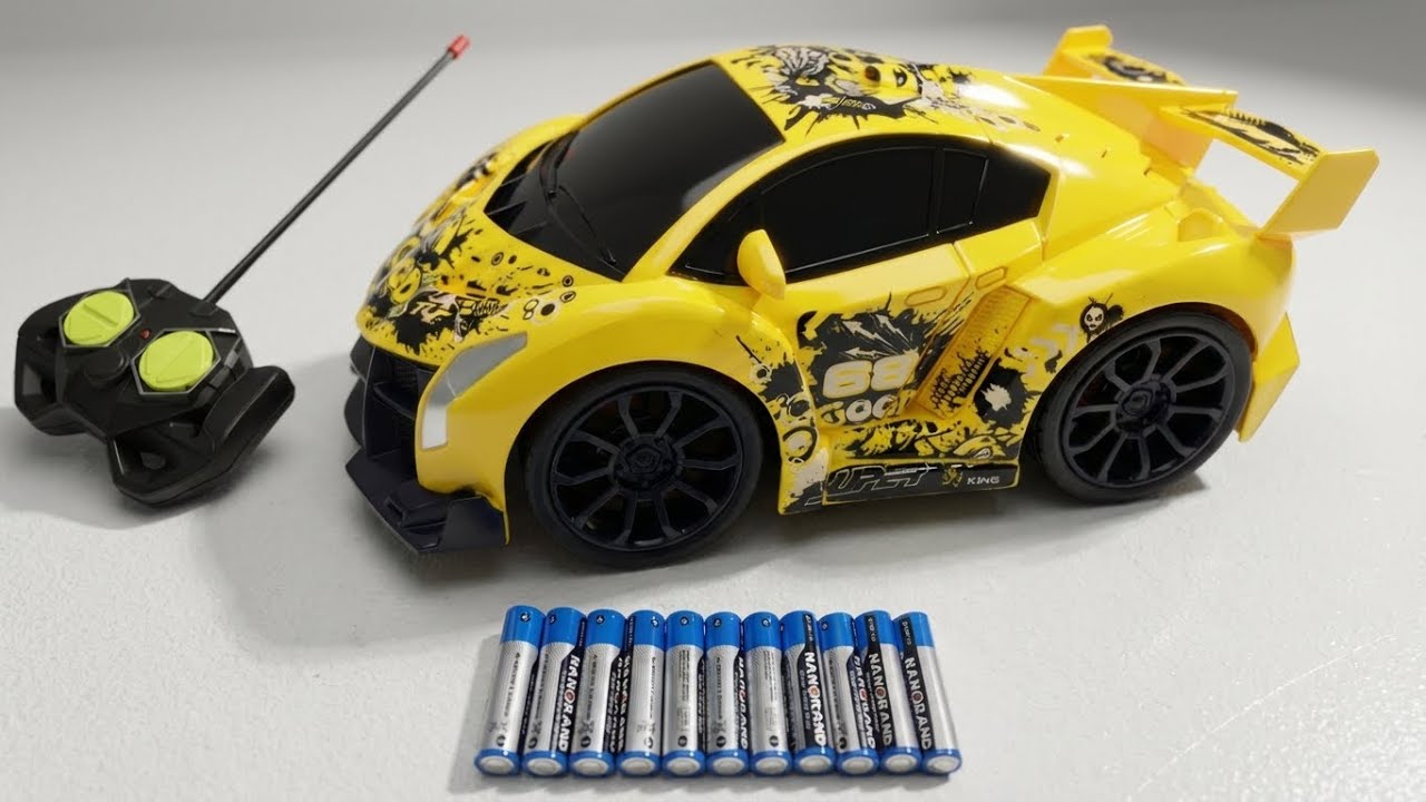 Unboxing a dancing electric robot dog, RC mountain bike, RC Dmax racing car, RC classic racing car