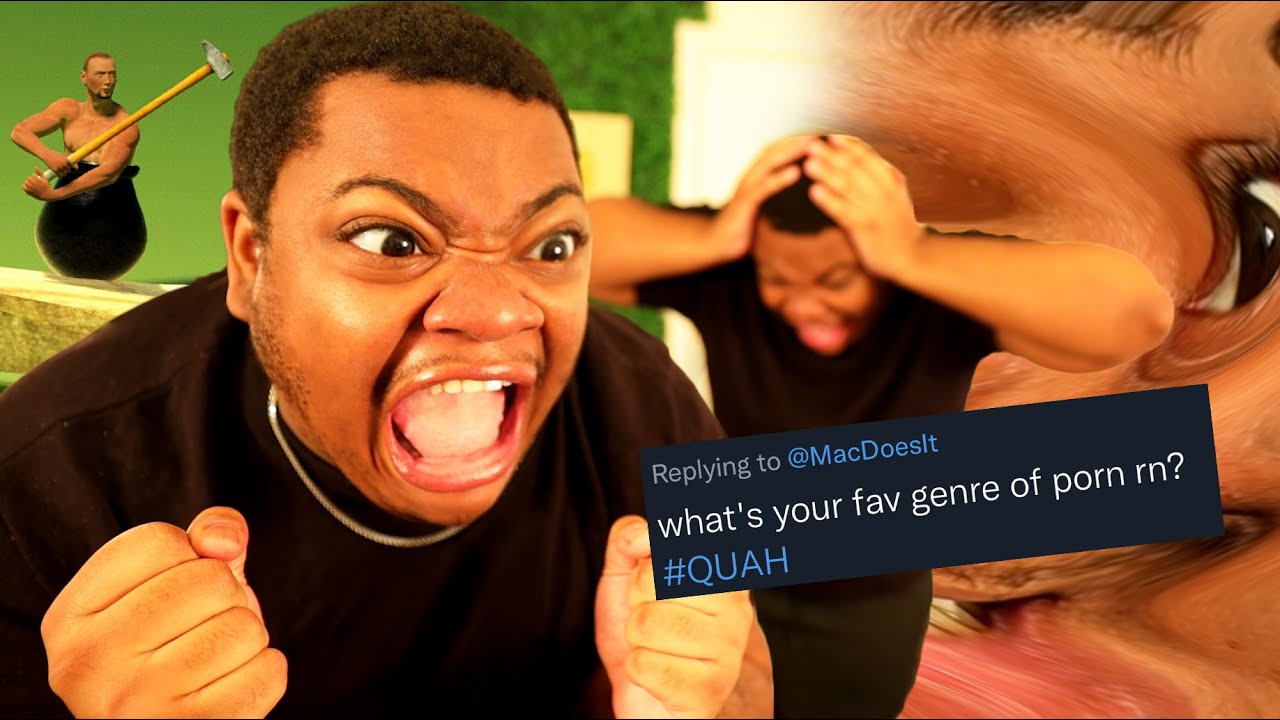 Answering Questions While Rage Quitting a Game (Getting Over It)