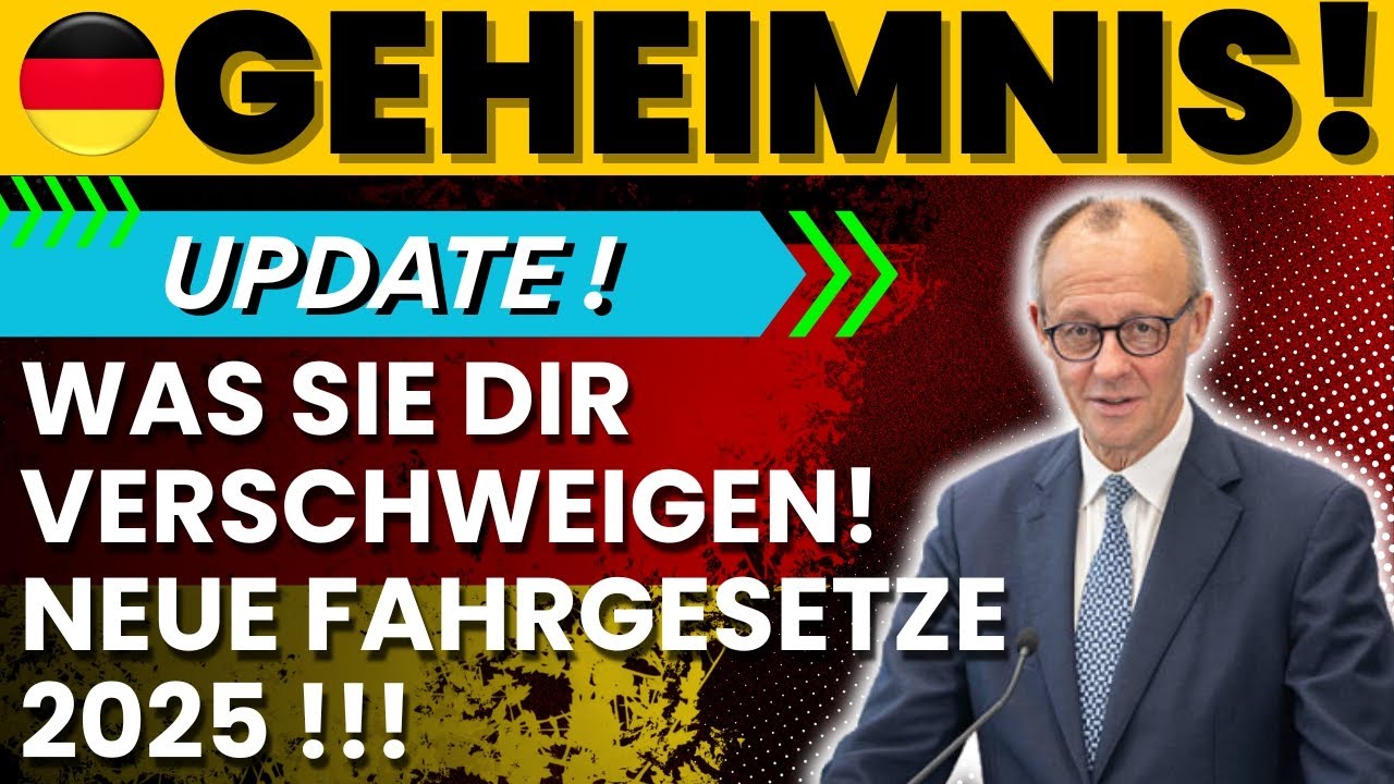 🚗 Neues Gesetz ab November 2025 &ndash; Das betrifft JEDEN Autofahrer in Deutschland!