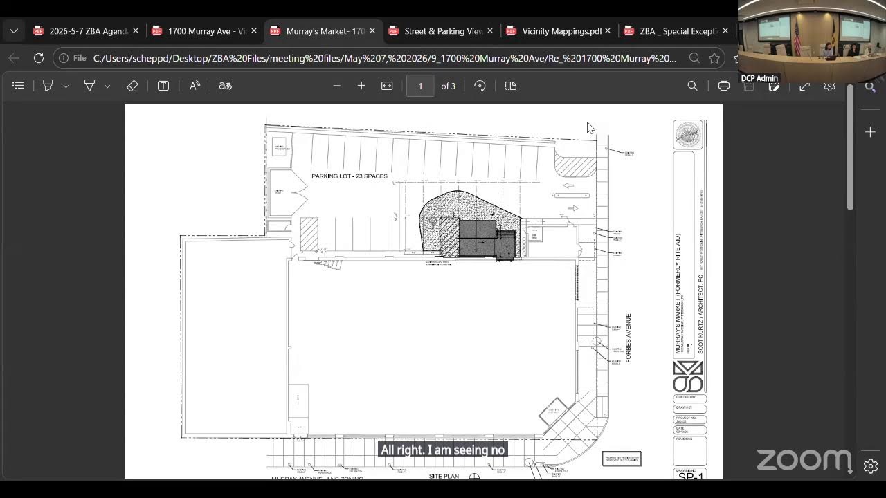 Zoning Board of Adjustment: May 7th, 2026