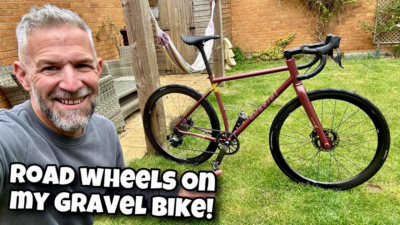 Putting Road Wheels on my Gravel Bike!