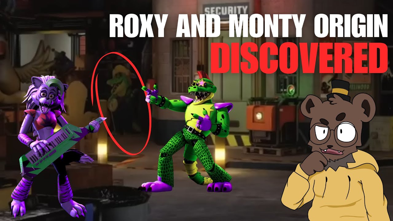 Roxy and Monty Origins Discovered! A FNAF Theory