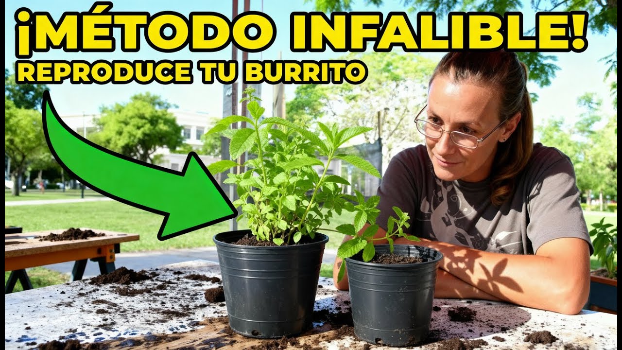 El Secreto de los Viveros: Transforma 1 Rama en 3 Plantas Nuevas de Burrito.