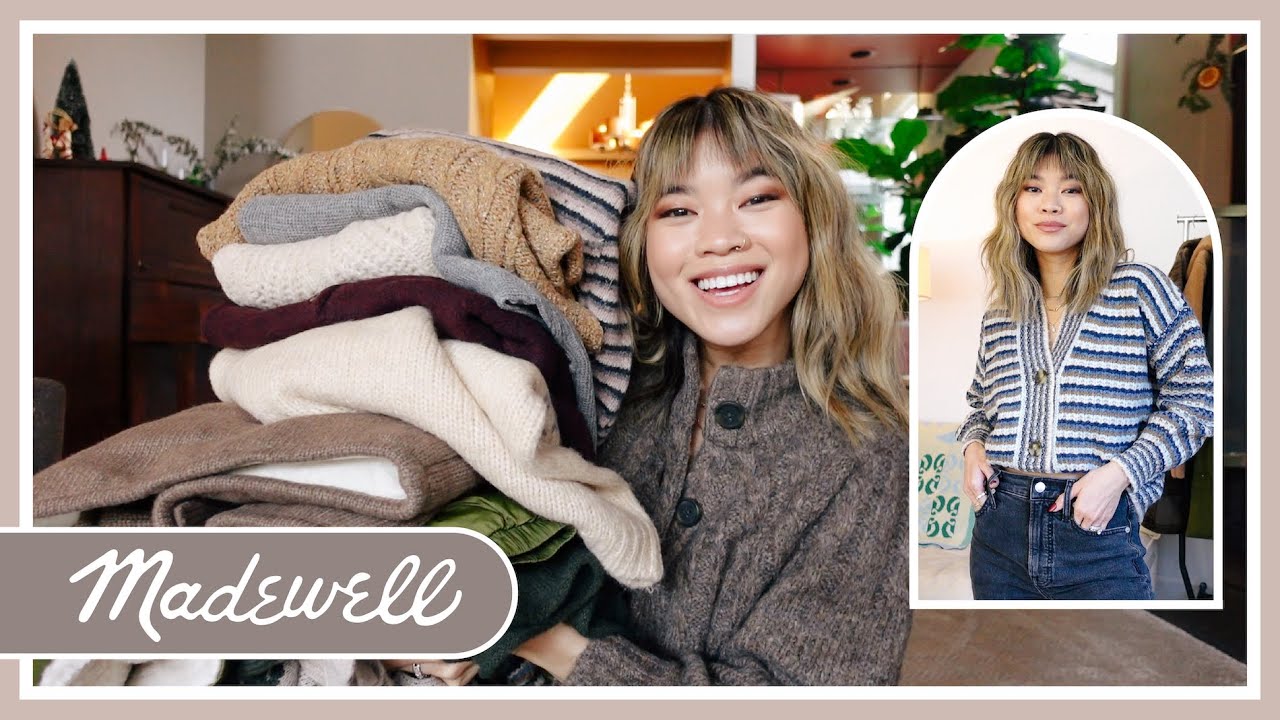 ЗИМНЯЯ ПРИМЕРКА MADEWELL ⛄️❄️ 18 новинок! Уютные свитера и лучшие куртки и пальто