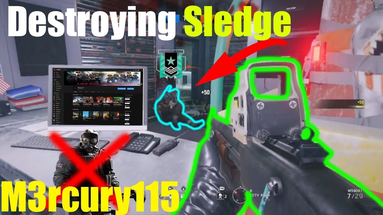 How 2 Destroy Sledge! God, Diamond Level Gameplay R6 Siege Good/Funny Moments #29 *Console