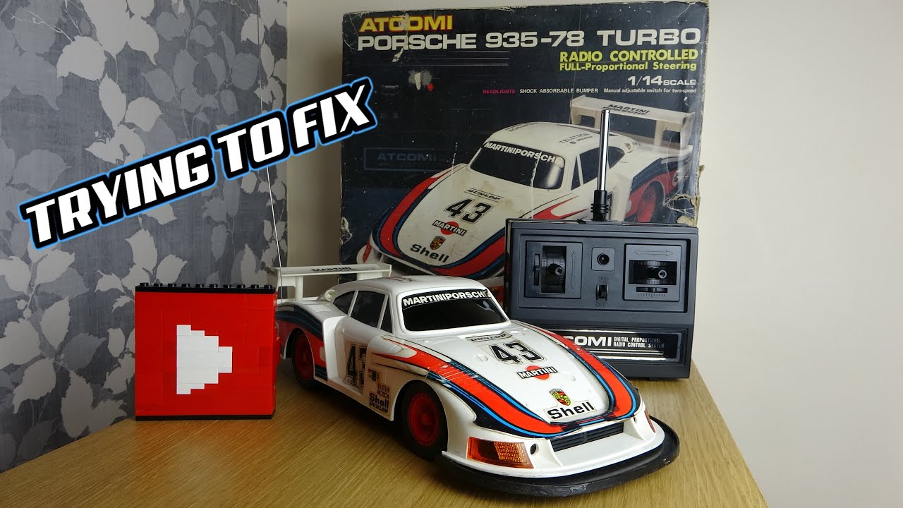 1980s RC PORSCHE 935-78 Turbo Car Broken - Can I FIX it?