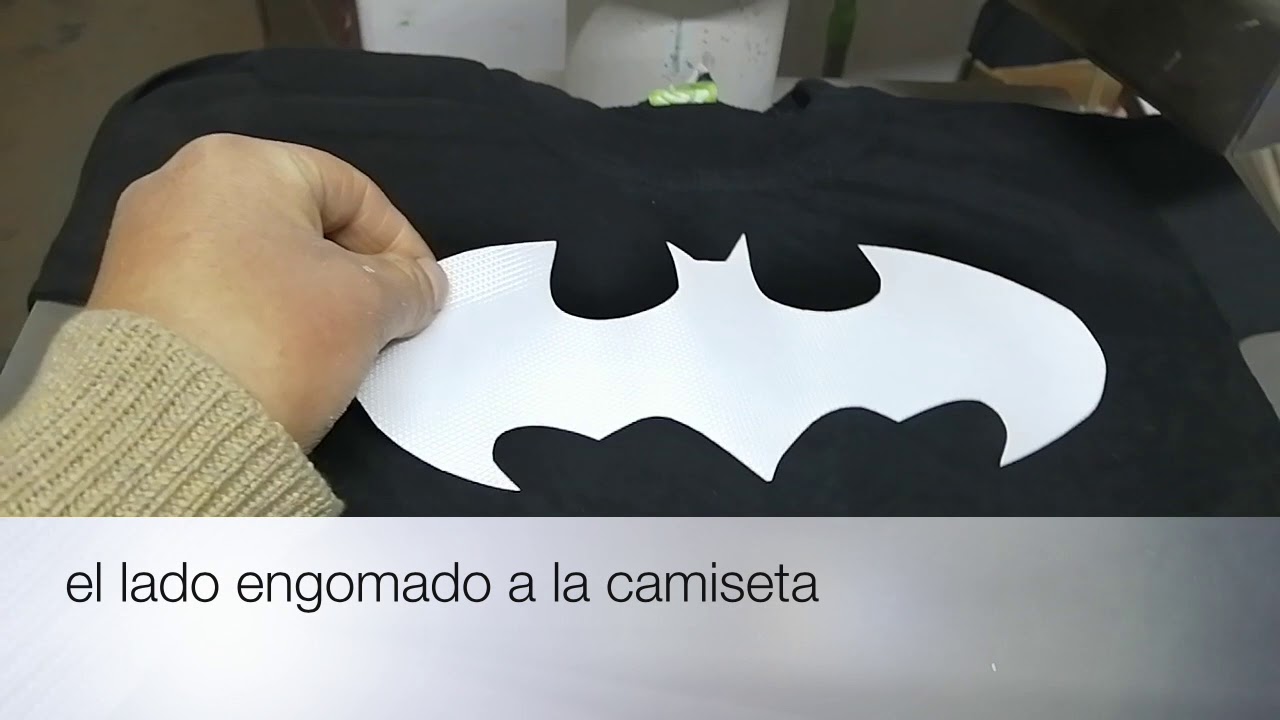 Sublimando en algod&oacute;n con  tela engomada