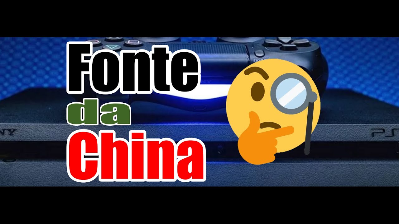 Comprei mais uma  fonte da China para o Playstation 4 !!!
