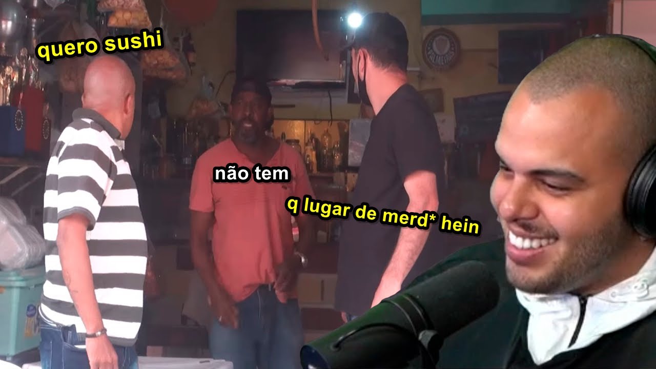 INDO EM BOTECO E PEDINDO COMIDA GOURMET - Maicon React