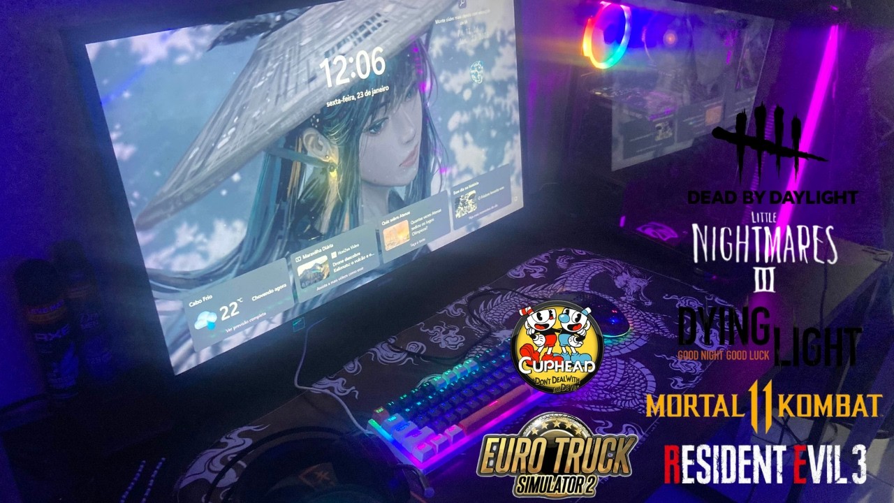 TESTANDO JOGOS NO MEU PC GAMER BARATO!!! RYZEN 5 5500 + RX550 4GB - PARTE 2