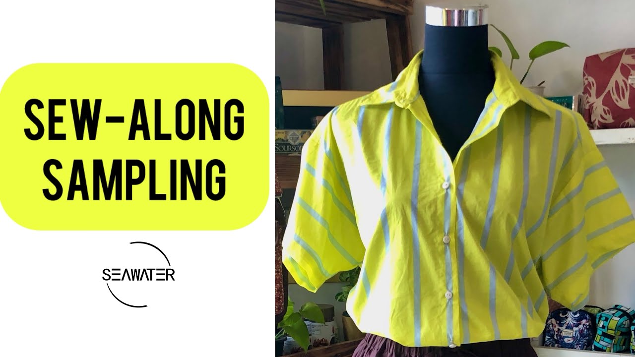 Mid Length Over sized Shirt Sampling tutorial | Design, Process & tips 