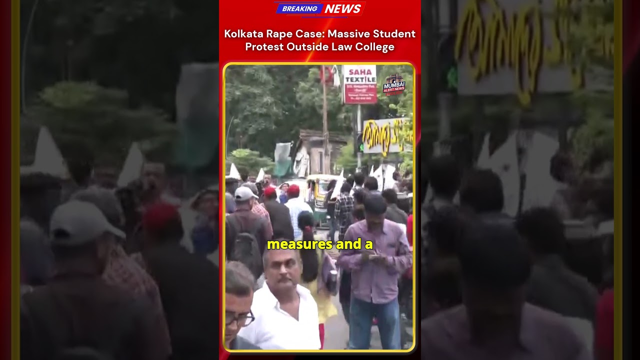 Kolkata Rape Case: Massive Student Protest Outside Law College