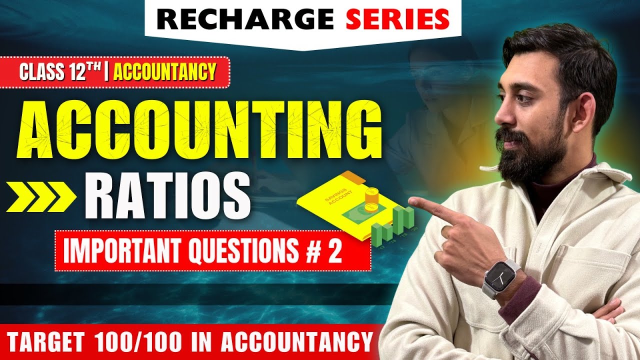 Re-Charge Accounting Ratios - Profitability ratios and Turnover ratios | Accounts 12 | Don't Miss