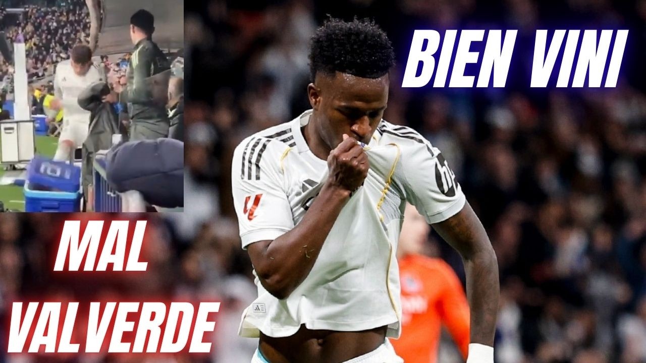 GRAN PARTIDO DE VINÍCIUS EMPAÑADO POR UNA ACTITUD INFANTIL DEL CAPITÁN VALVERDE | MADRID 4-1 REAL