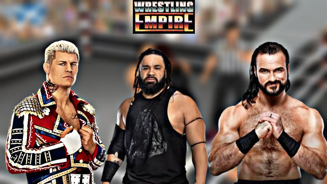 Triple Threat Match for the Title Drew McIntyre won | Wrestling Empire 