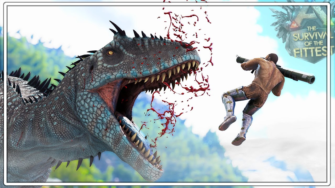 WE HAVE TO KILL THE CARCHARODONTOSAURUS 4 TIMES TO WIN | ARK SURVIVAL OF THE FITTEST [SOTF]