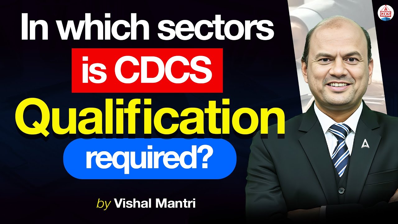In Which Sector is CDCS Qualification Required | CDCS Adda247 | Vishal Mantri