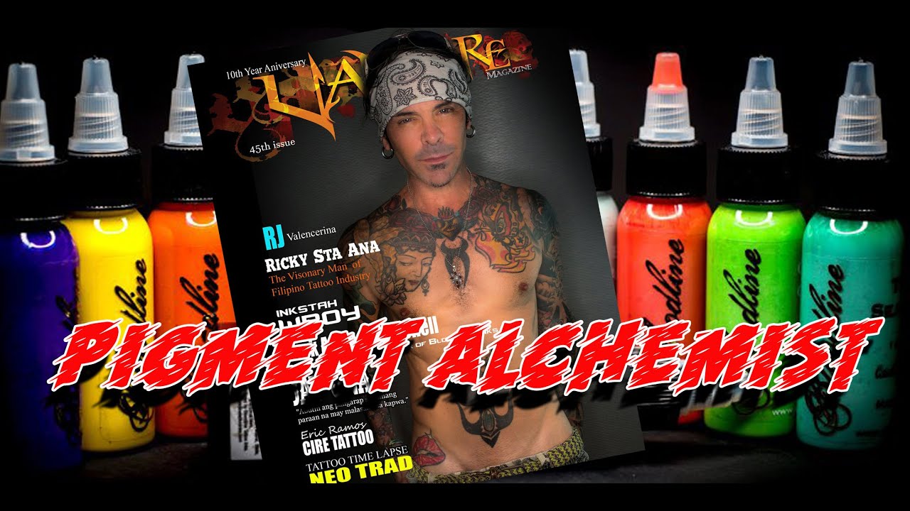 The Pigment Alchemist. Story of Bloodline Tattoo Ink's Mr. Mark August Worchell