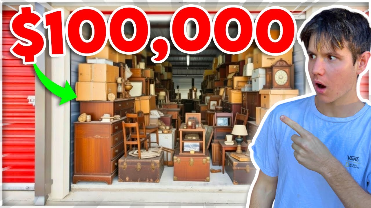 $100,000 LEFT BEHIND!! I BOUGHT AN ABANDONED STORAGE UNIT!