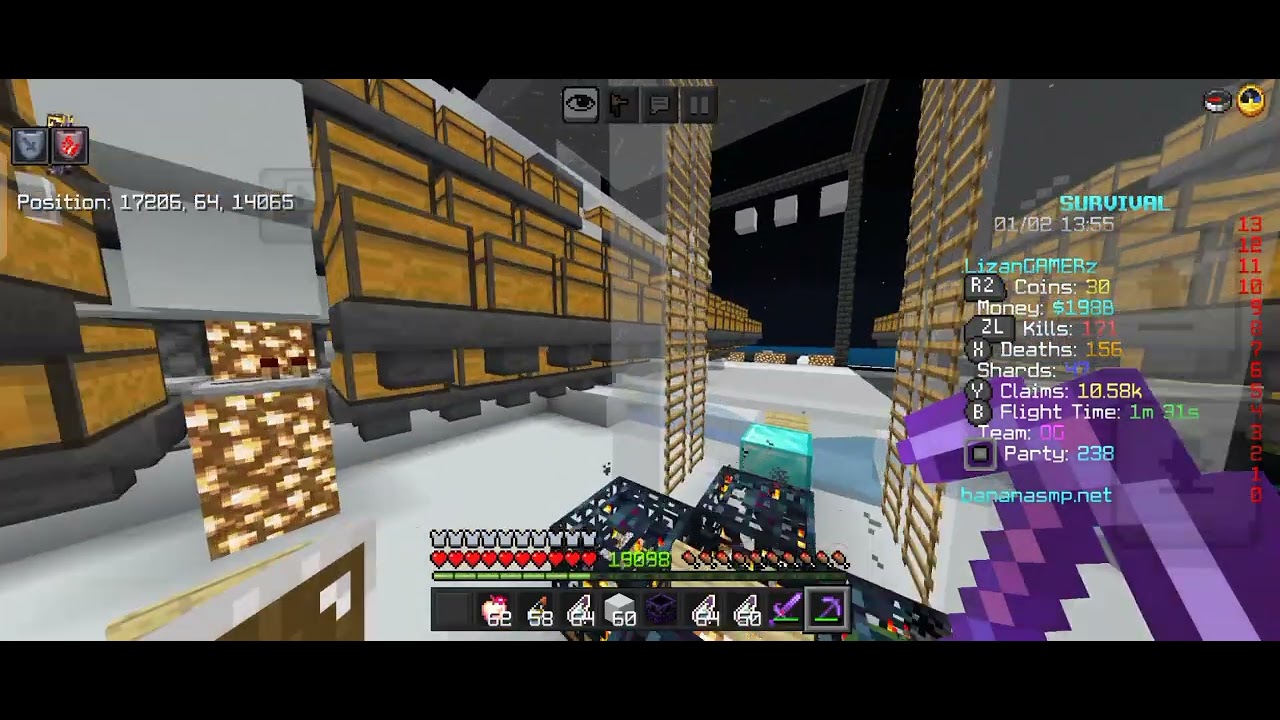 Make tnt cannon and trying to kill me in claim area