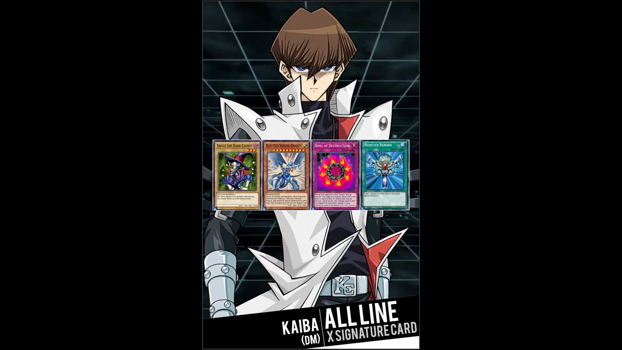 Yugioh Duel Links - Kaiba DM x ALL Special Phrases Card