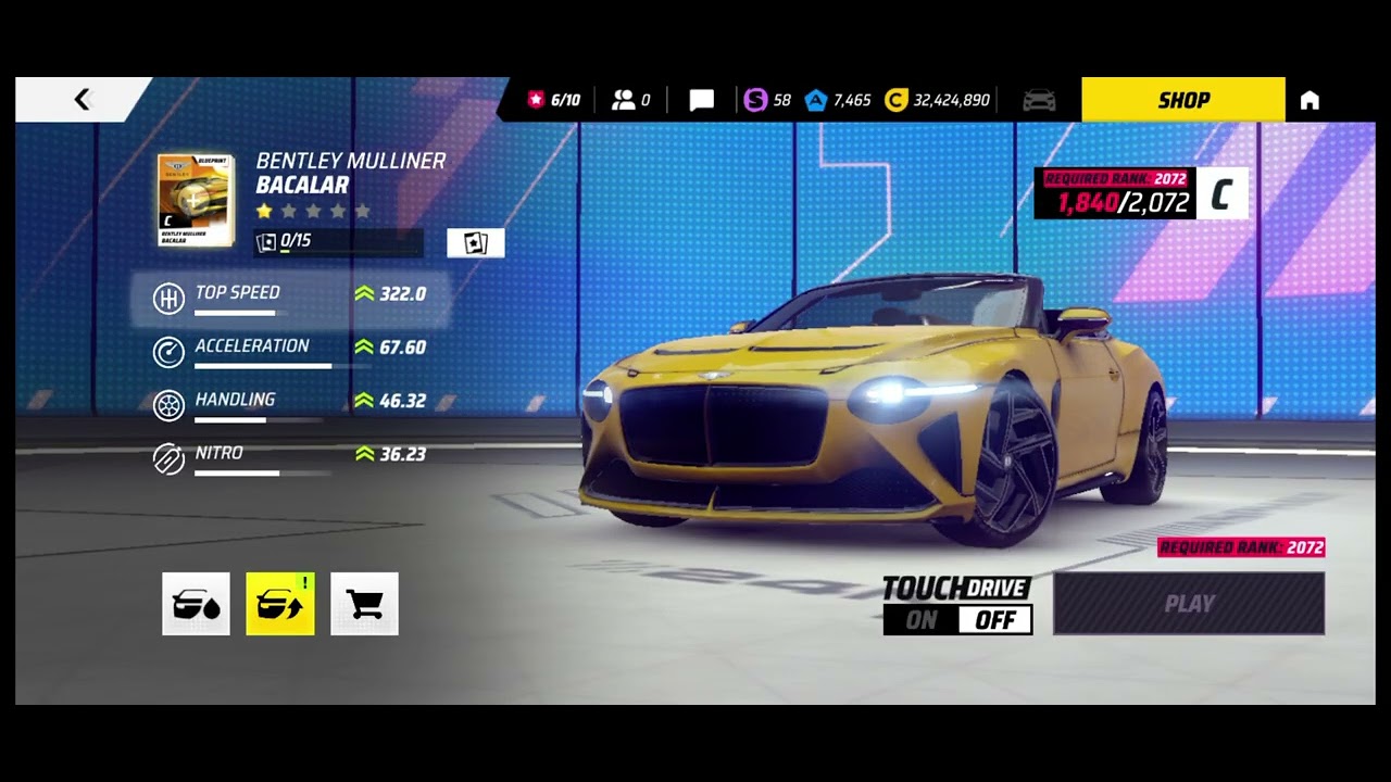 Bentley Mulliner Bacalar Unlocked In Asphalt Legend's Gameplay Full Video