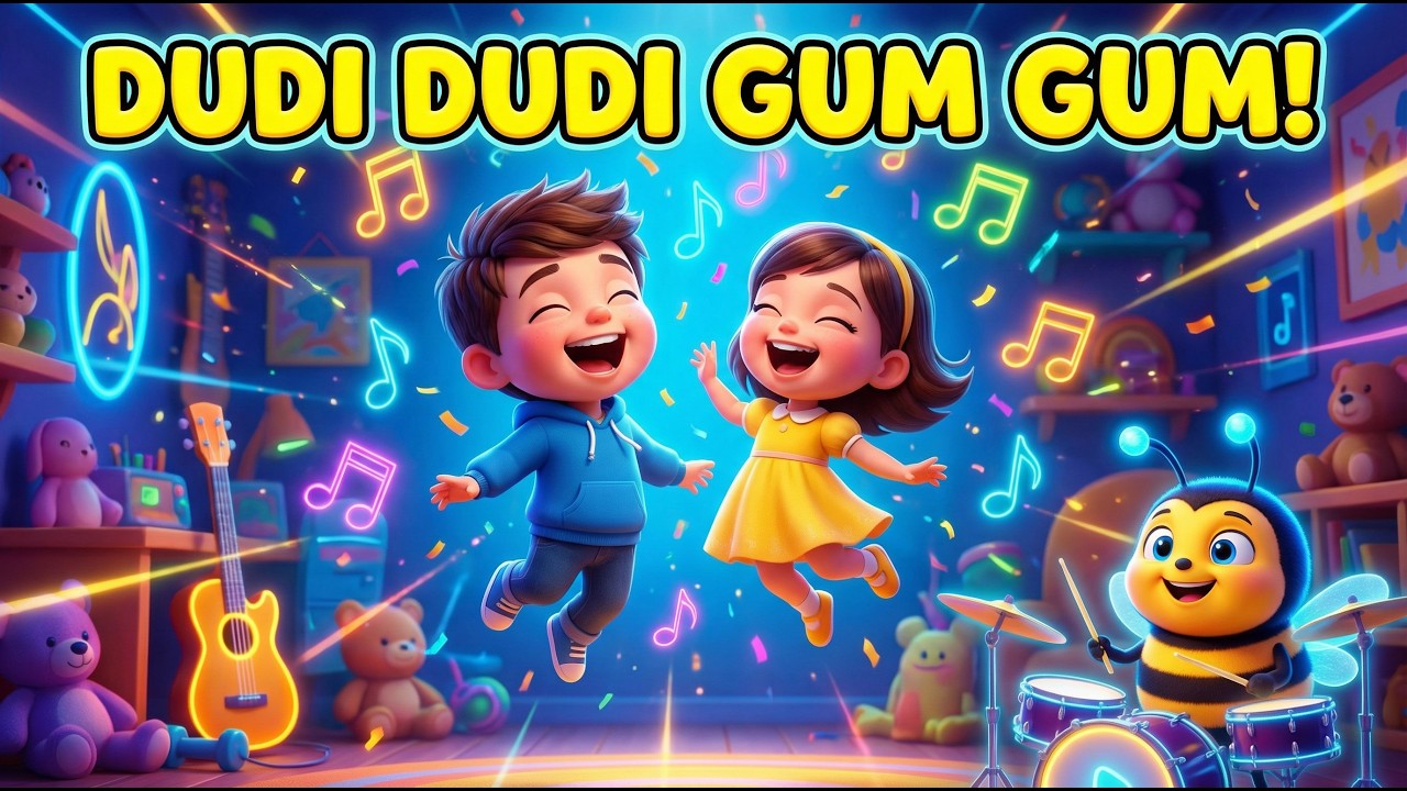 Gaga Gugu Gum Gum!  Dudi Dudi Dam Dam & Many More Dance Songs 🌈 Nursery Rhymes & Kids Songs