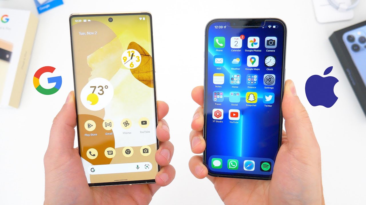 Pixel 6 Pro vs. iPhone 13 Pro Comparison! Which Should You Choose?