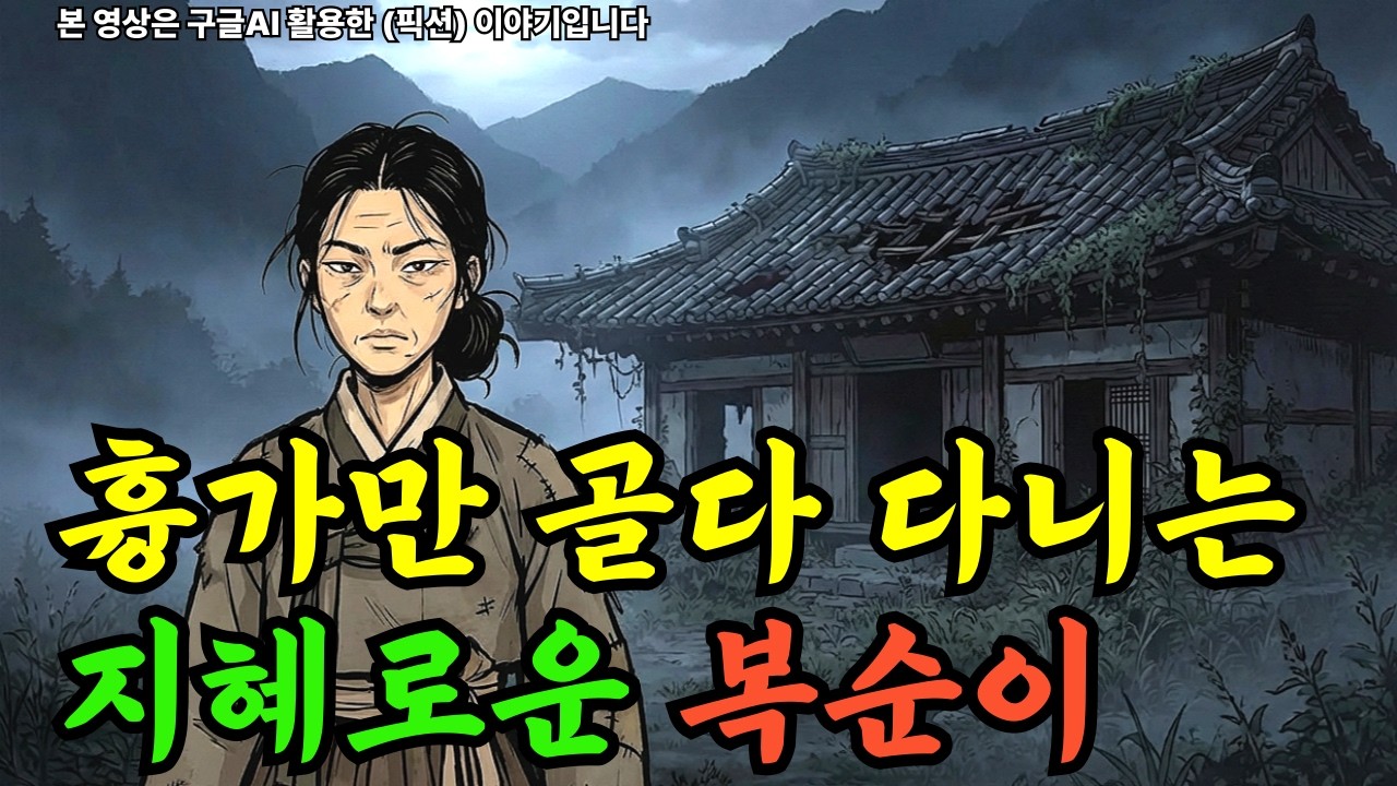 흉흉한 소문이 도는 폐가만 찾아다니며 숨겨진 재물과 진실을 밝혀내는 영특한 여인 복순이...
