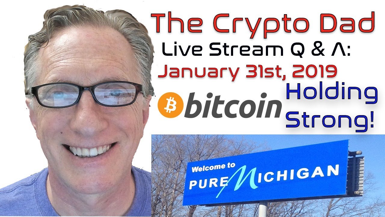 CryptoDad&rsquo;s Live Q. & A. Bitcoin Holding Strong over $9000