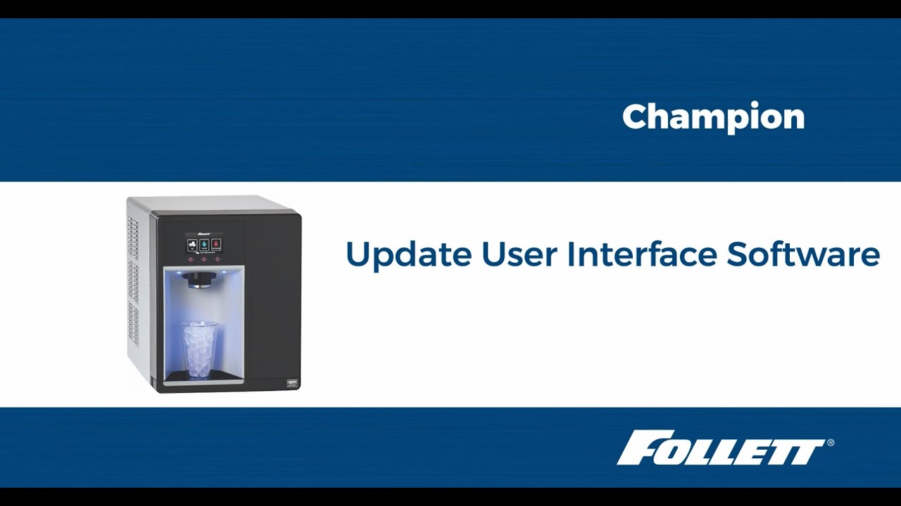 Champion Update User Interface Software