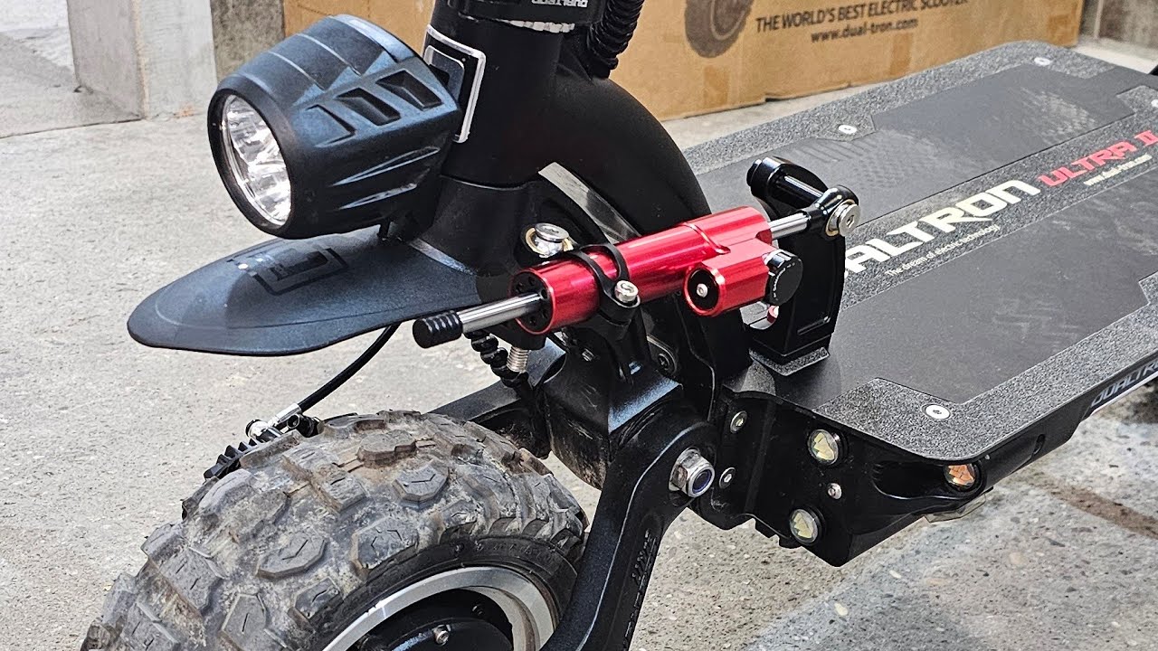 Dualtron Ultra 2 Upgrade 2024 Steering Damper install